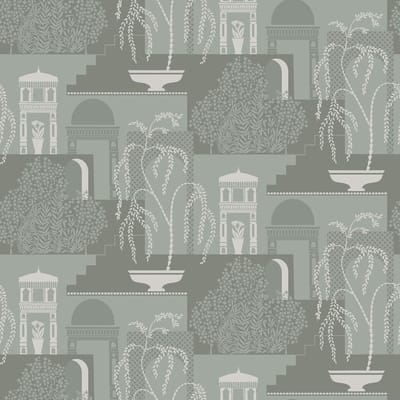 Boråstapeter Vliesbehang 5519 - Swedish Grace - Klassiek Groen - 53cm x 10.05m