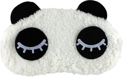 New Age Devi - Panda Oogmasker - Verbeterde Slaapkwaliteit - Blokkeert Licht - Thuis en Onderweg - Schattig en Effectief