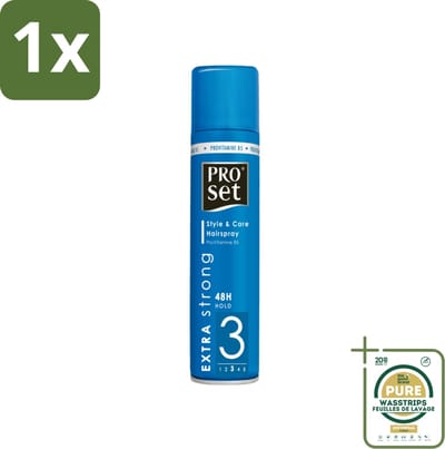 1 x Proset Haarspray Extra Sterk 300 ml- Haarspray - 48 Uur Fixatie - Extra Sterk - ProVitamine B5 - Langdurige Fixatie