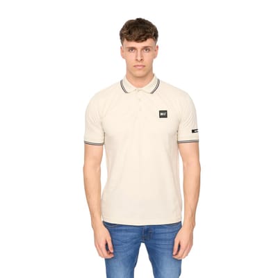Duck and Cover Heren Wrentham Polo Shirt (Licht Steen)