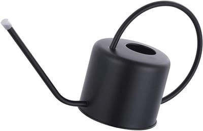 Watering Can - Plant Sprinkler - Indoor Plant Care - Long Spout Design - 3L - Black
