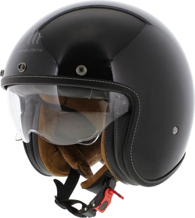 MT Jethelm Le Mans II SV S glans zwart - Maat XS