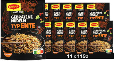 MAGGI Magic Asia Gebakken noedels met eend, 11 x 119g