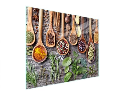 TMK ArtDeko - Glas Snijplank - 52x40 cm - Geharde Glazen Beschermplaat - Antibacterieel