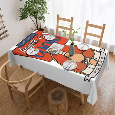 Remy Ratatouille Pak Aangepaste Rechthoekige Tafelkleed Waterdichte Tafelhoes voor Eetgelegenheden Tafelkleed 137x183cm