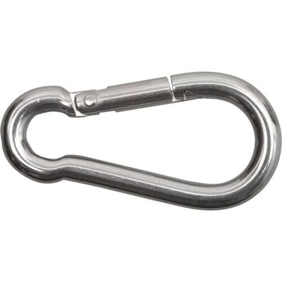SWG 680 304 010 80 Brandweerkarabijnhaak roestvrij staal A4 (l x b) 100 mm x 10 mm