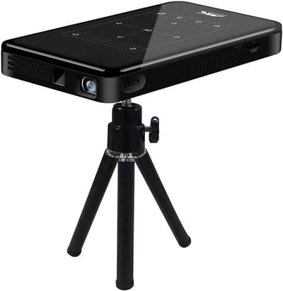 DLP Pico Projector Mini HD & 4K Ondersteuning - Smart Zakformaat Projector met HDMI & Touchscreen voor Thuisbioscoop
