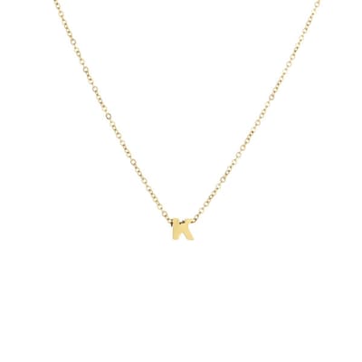 Letter-Ketting-K-Goud