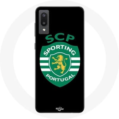 Coque - Maniacase - Samsung Galaxy A02 - Noir - Souple - Sporting Portugal noir