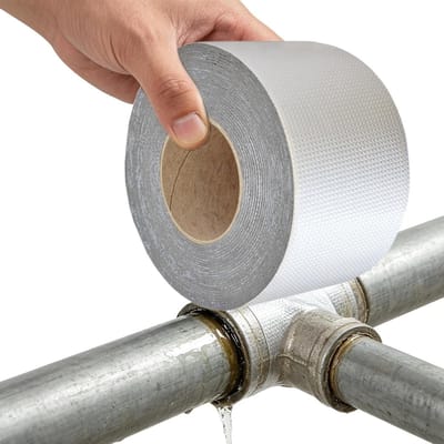 Afdichtingstape - Waterdicht Band - Dak Reparatie - Flexibel Weerbestendig - 10 x 10 Meter - Zilver
