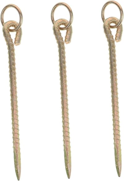 Honden Grondanker - Vee Paal - Veilig Vastzetten - Zware Metalen - 3 Stuks - Goud