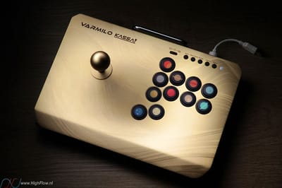 Varmilo Kassai Pro Arcade Controller / Fight Stick Gold Cosmo