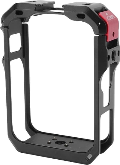 Camerakooi - Beschermend Frame - Content Creatie - Uitbreidingsbevestiging - 12 x 6 x 1.27 cm - Zwart