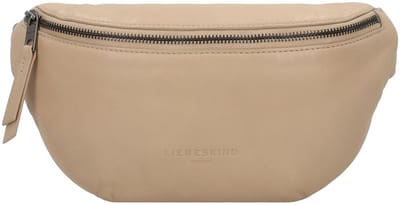 LIEBESKIND BERLIN Leren Schoudertas Gordeltas Seasonal Noos Sheep Natural Tavia Belt Bag Sandcastle Beige