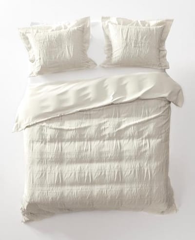 Yellow Lavina Dekbedovertrek - Litsjumeaux - 240x200/220 cm - Off White