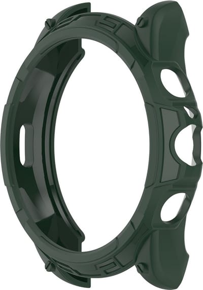 Beschermende watch case - hoesje - geschikt voor Fossil Gen 6 - 42 mm - donkergroen
