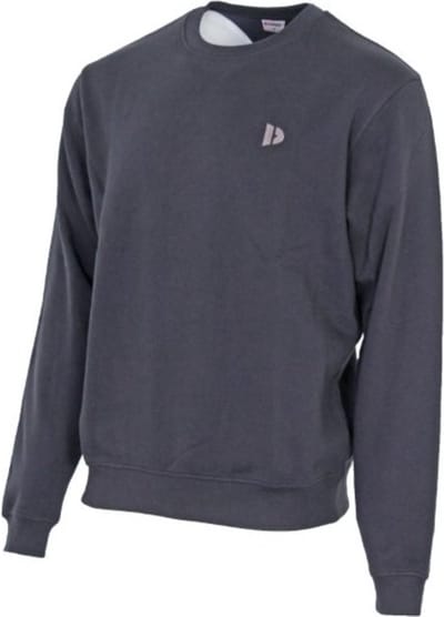 Donnay - Fleece Sweater ronde hals (Dean) - Sporttrui - Heren - Navy (010) - maat S