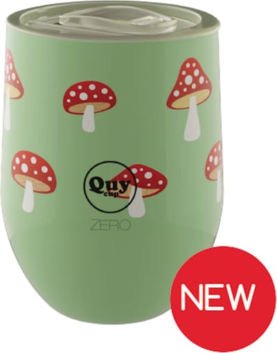 Quy Cup - 300ml Thermos Cup - Fungo - Double Walled - 24 uur koud, 12 uur heet, RVS (304)