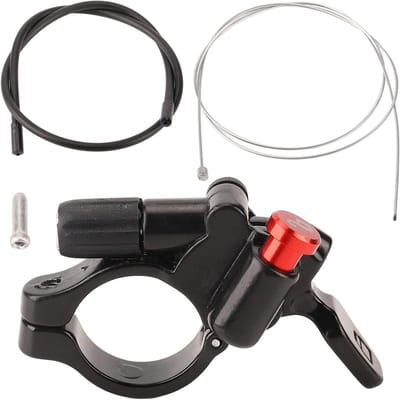 Stevige Aluminium Lockout Lever voor Fietsen - Eenvoudige Installatie voor Voorvorken van Mountainbikes, Ideaal voor Offroad Gebruik