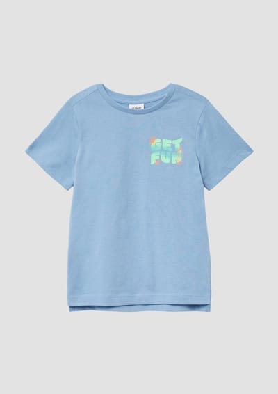 Regular fit T-shirt van puur katoen