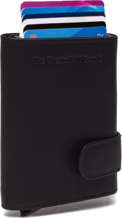 The Chesterfield Brand Kaarthoes Frankfurt Cardholder Black Zwart