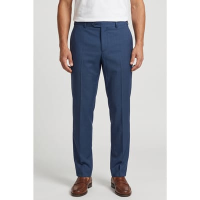 Brooks Brothers Slim Fit Pants Blue Größe: W30L34 | Maßgeschneiderte Hosen Outlet | Herren | Blau