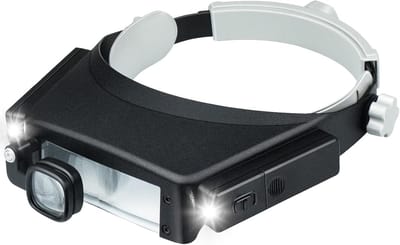 Hoofdband Vergrootglas met LED-verlichting - Multifunctioneel Vergrootglas voor Hobby's en Nauwkeurige Inspecties