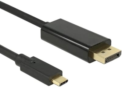 USB-C - DisplayPort 8K 60Hz kabel | zwart | 1 meter