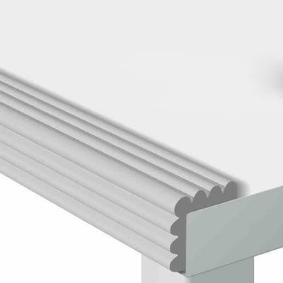 VHV - Hoekbeschermer - Zelfklevende Randbeschermer voor Meubels - NBR Schuim - Voor Babyproofing - Lichtgrijs