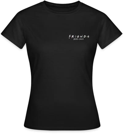 Friends Vrienden Logo 1994-2004 T-Shirt Dames