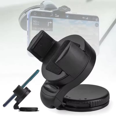 Auto Telefoonhouder met zuignap - Telefoonhouder voor in de auto - Voorruit telefoonhouder - Mobiele telefoon-houder - Telefoon-accessoires - Zwart - Met zuignap - CHPN
