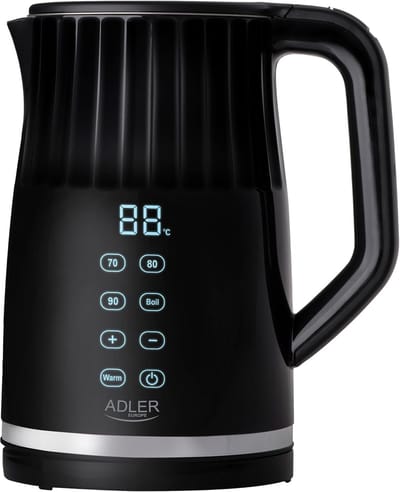 Waterkoker - Elektrische Ketel - Thee Zetten - Temperatuurregeling - 1.7 Liter - Zwart