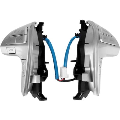 Boutons de Volant Multifonctionnel Commutateur Convient pour Toyota Camry HighlanderArgent argenté