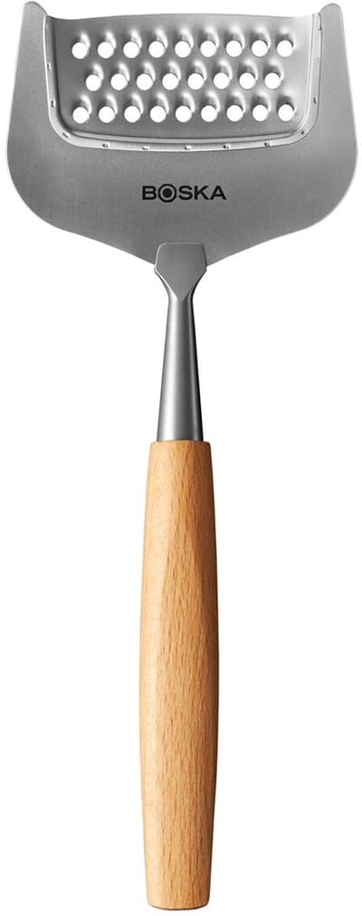 Boska Kaasrasp Amigo - Handrasp voor Kaas & Groenten - RVS Blad - Beukenhouten Handvat - Non-stick