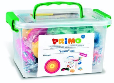 Primo 290CITYGF materiaal voor pottenbakken en boetseren Klei 100 g Meerkleurig 14 stuk(s)