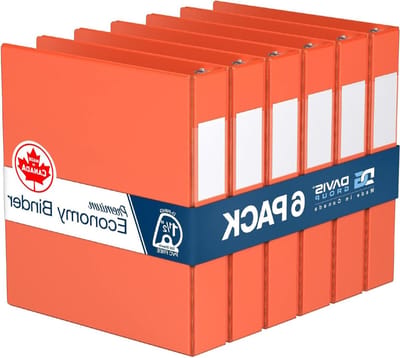 Ringbandmappen - Mappen set - Documenten organiseren - PVC-vrij polypropyleen - 15 inch - Oranje