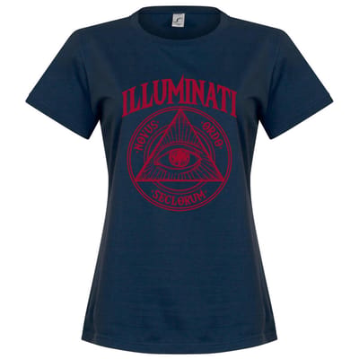 Illuminati Dames T-Shirt - Navy - M