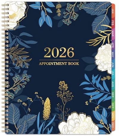 Wekelijks Afsprakenboek 2025 | Planner met Tabbladen | Dagelijks/uurplanner