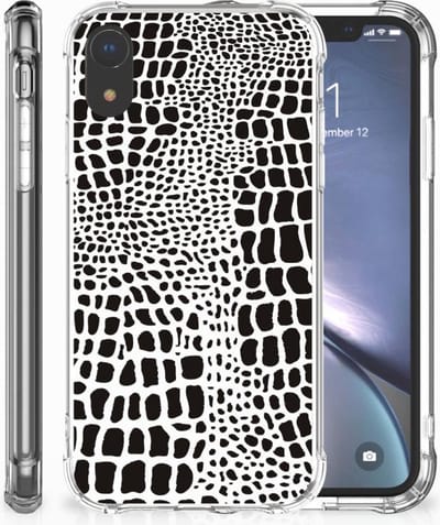Apple iPhone Xr Case Anti-shock Slangenprint