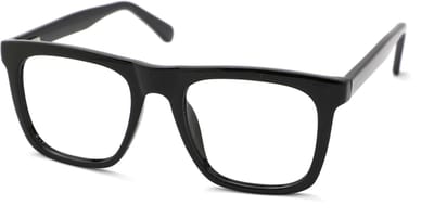 Leesbril Croon JACKSON – Sterkte +0.50 – Kleur Shiny Black – Robuust en groot montuur – Flexibele veren – Solide en duurzaam - Eyecatcher