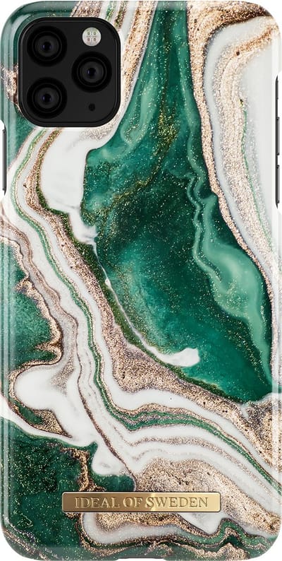 iDeal of Sweden iPhone 11 Pro Max Backcover hoesje - Golden Jade Marble