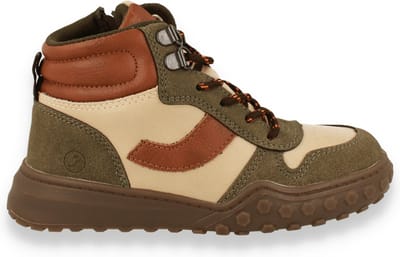 Sj Lifestyle Jongens Sneaker Hoog | Kaki | Maat: 31