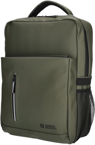 Enrico Benetti Bergen Waterafstotende Laptoprugzak / Underseater KLM geschikt - 14 inch - Olijfgroen