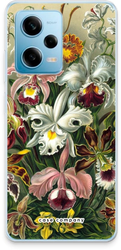 Case Company® - Hoesje geschikt voor Xiaomi Redmi Note 12 Pro 5G hoesje - Haeckel Orchidae - Soft Cover Telefoonhoesje - Bescherming aan alle Kanten en Schermrand