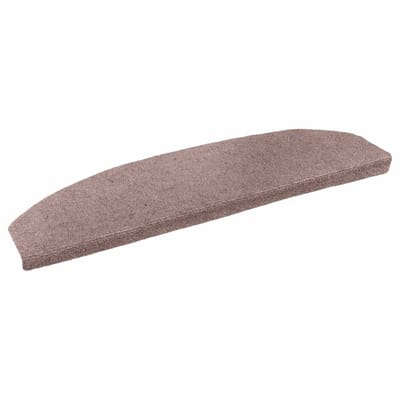 vidaXL - Zelfklevende - trapmatten - 15 - st - 80 - x - 24,5 - x - 3,5 - cm - Beige