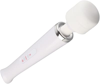 Oplaadbare Vibrator Massage Wand - Krachtig 8 Gangen - 2 Snelheden - Waterdicht Handheld Massager - Wit