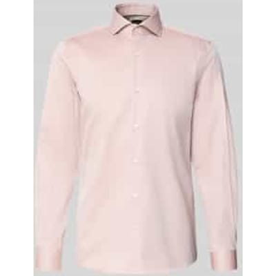 slim fit zakelijk overhemd van puur katoen model 'H-HANK-SP-B1'