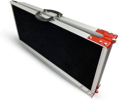 Loopplank - Hondenopgang - Huisdier Transport - Lichtgewicht Aluminium - 152x36 cm - Grijs
