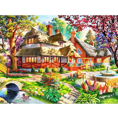 5D DIY Diamond Painting  Tuin & huis  Borduurkruissteek 5D Home Decor Cadeau 20X30CM yellow