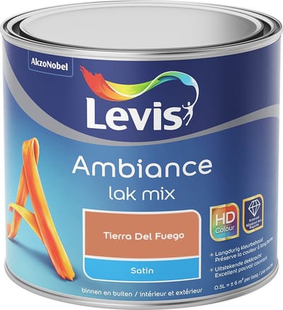 Levis - Ambiance Lak Satin Mix - Tierra Del Fuego - Mengverf - 0,5 L